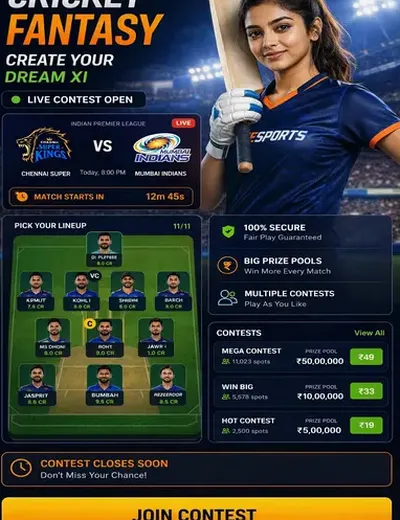 Hero11 (hero11 app) fantasy cricket & matchday visual 3